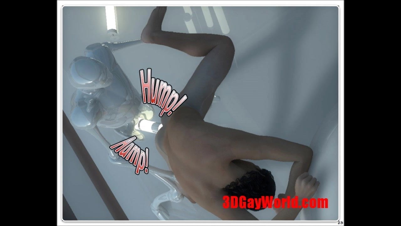 MARIO Android to Service Human 3D Gay Animated Comics Sci fi